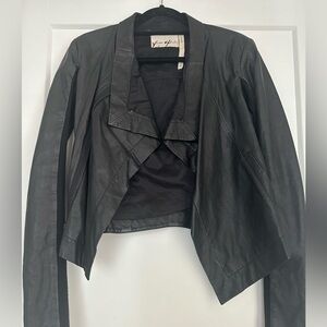 Women’s faux leather jacket